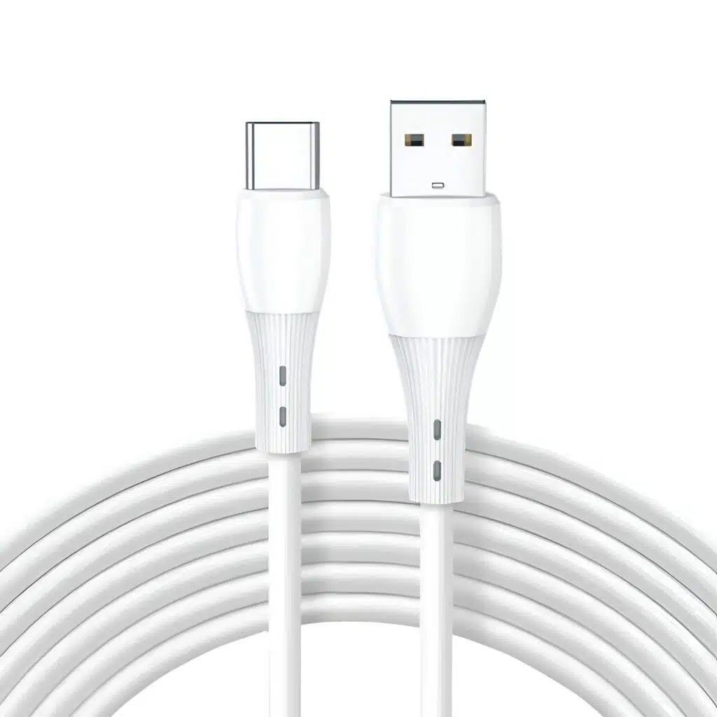Cable Tipo C a USB Blanco Economico - MODS-600