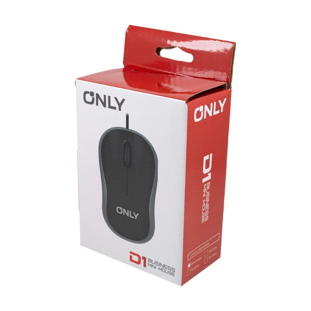 Mouse Cableado Negro - Only - MOD-D1 — imagen 3