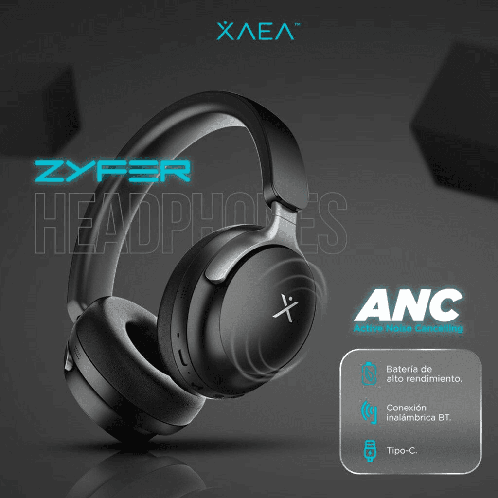 Auricular Bluetooth Tipo Vincha Negro Zyfer PREMIUM - Xaea - MODO-75