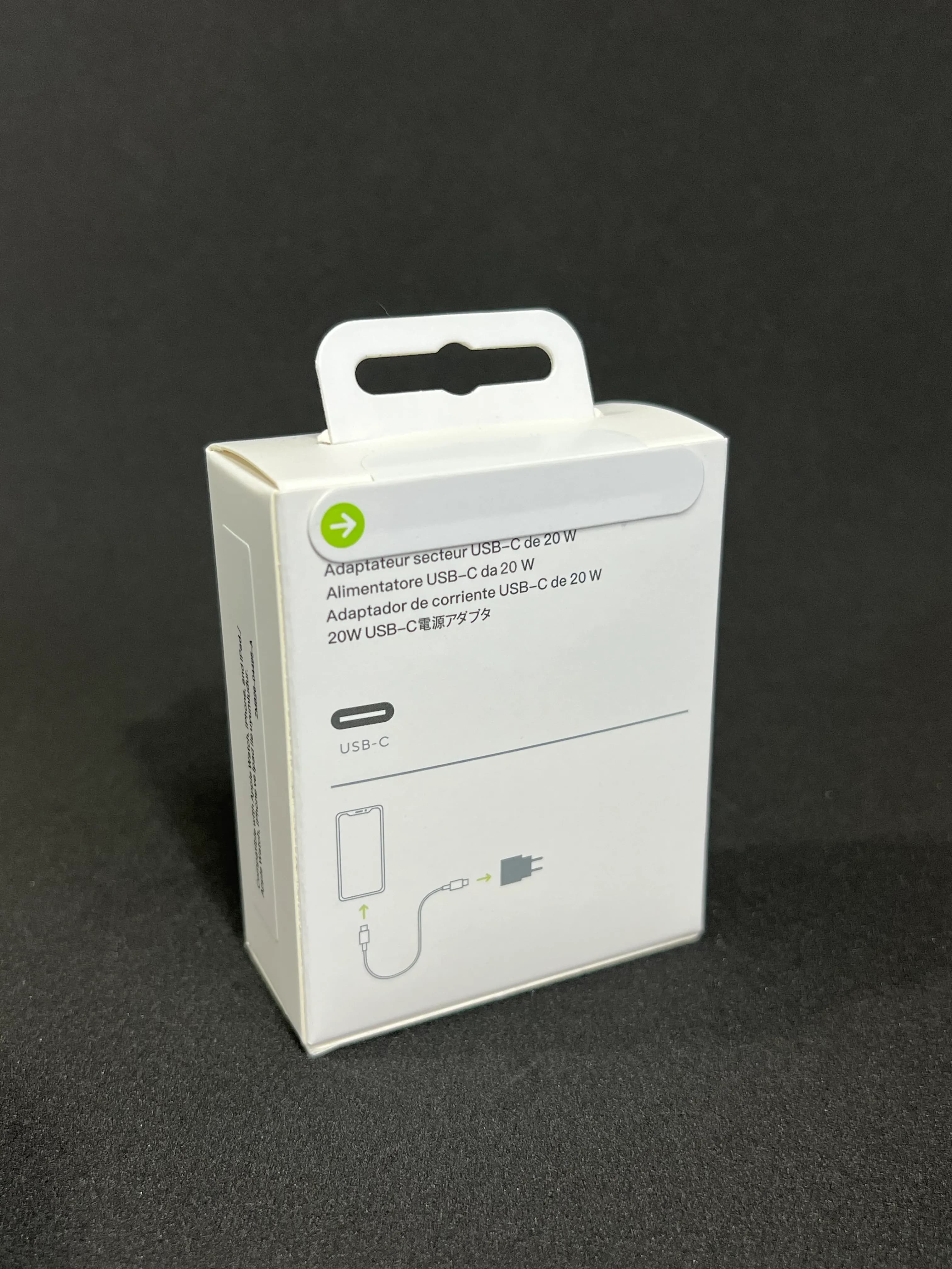 Cargador iPhone 20W Solo Trafo Certificado - FOXCONN