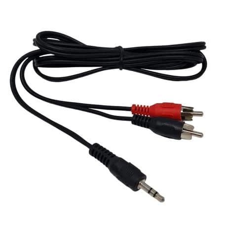 Cable Plug a 2 RCA audio 1,5m - SEISA